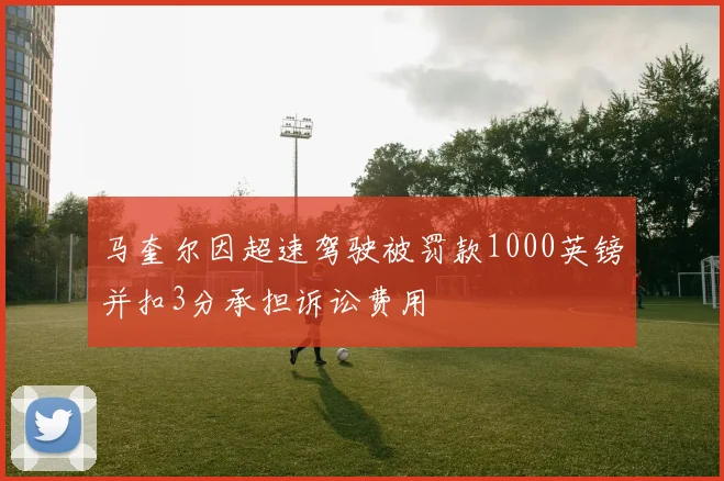 马奎尔因超速驾驶被罚款1000英镑并扣3分承担诉讼费用